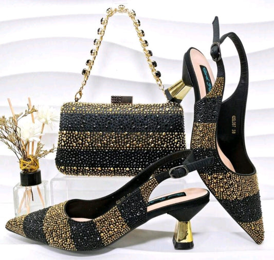 Set Scarpe da Donna con Borsa Abbinata - ED101