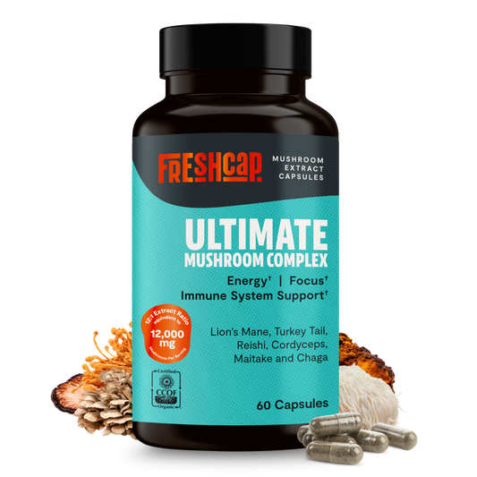 Integratore Mushroom Complex — 10 Funghi Funzionali per Immunità e Concentrazione