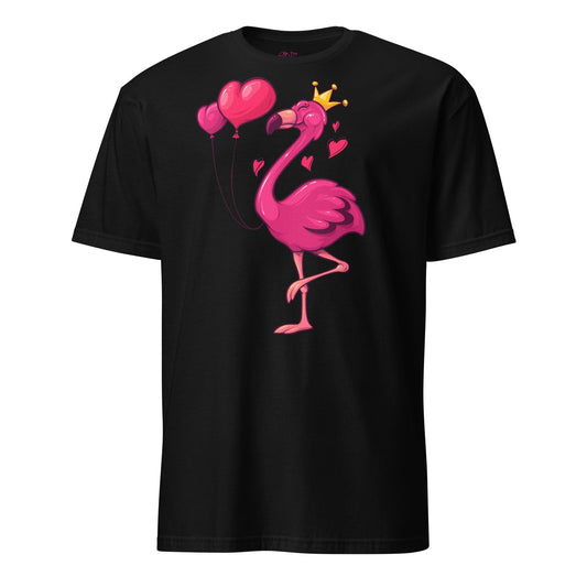 La popolare t-shirt di San Valentino con fenicotteri
