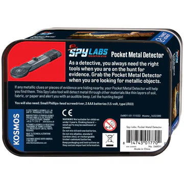 Spy Labs Rilevatore di Metalli Tascabile