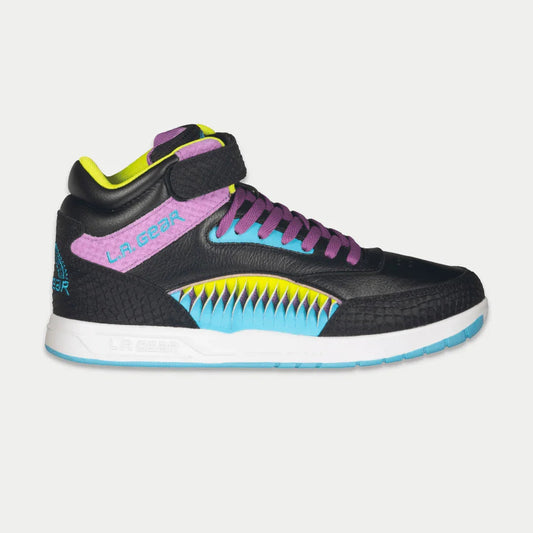 LA Gear Donna Flame Hightop | Nero x Viola x Turchese